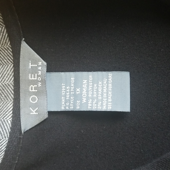 (1x) Koret Unstructured Zip Up Blazer ❤ Beaded Detailing ❤ Rayon Blend - Picture 7 of 9